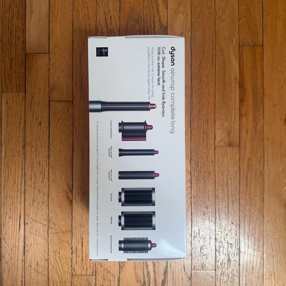 NEW DYSON AIRWRAP COMPLETE LONG HS05 FUCHSIA PINK NICKEL SPECIAL LIMTD EDITION - Picture 5 of 6
